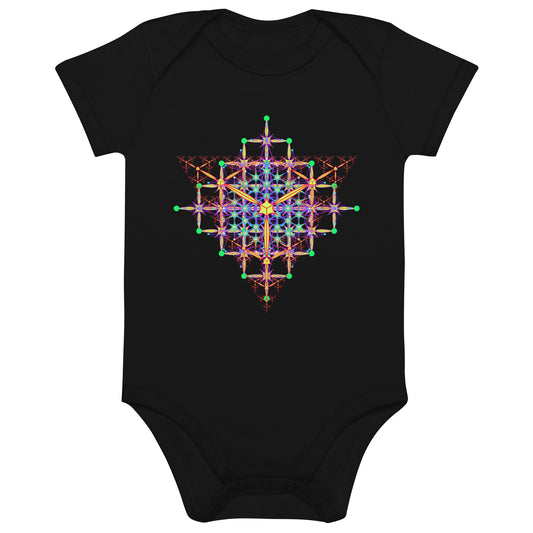 Organic cotton baby bodysuit - Solaris