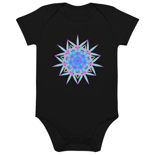 Organic cotton baby bodysuit - Carina