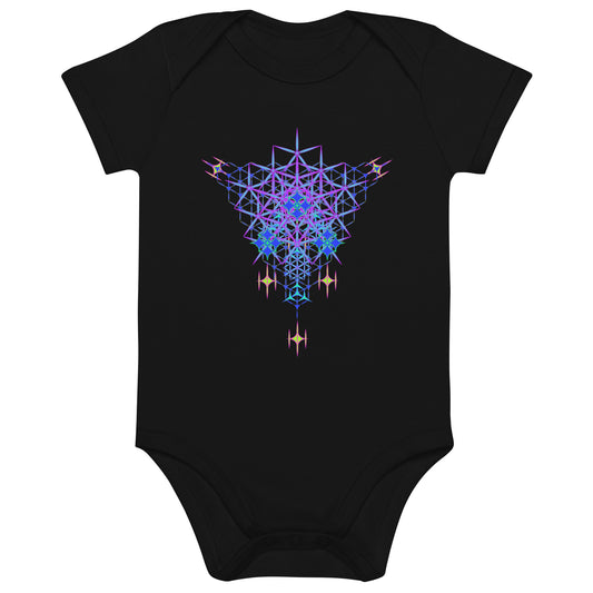 Organic cotton baby bodysuit - Lyra