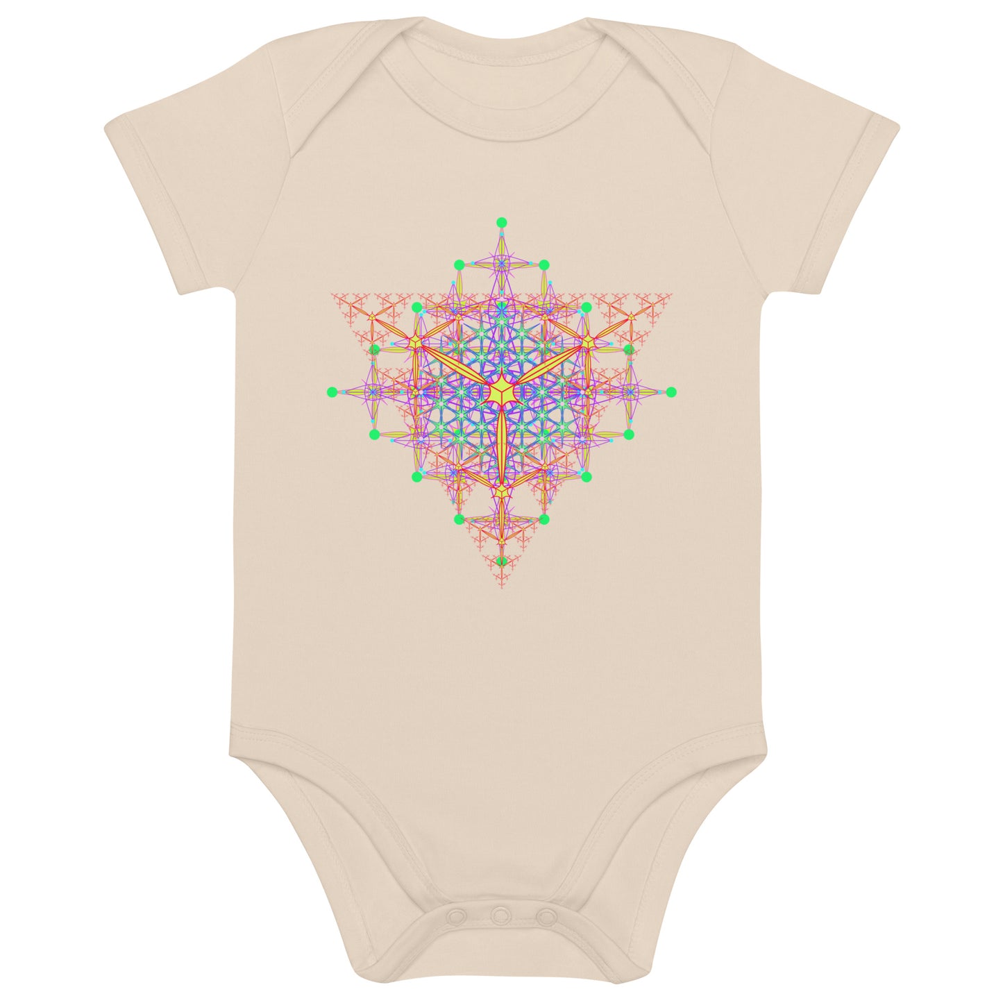 Organic cotton baby bodysuit - Solaris