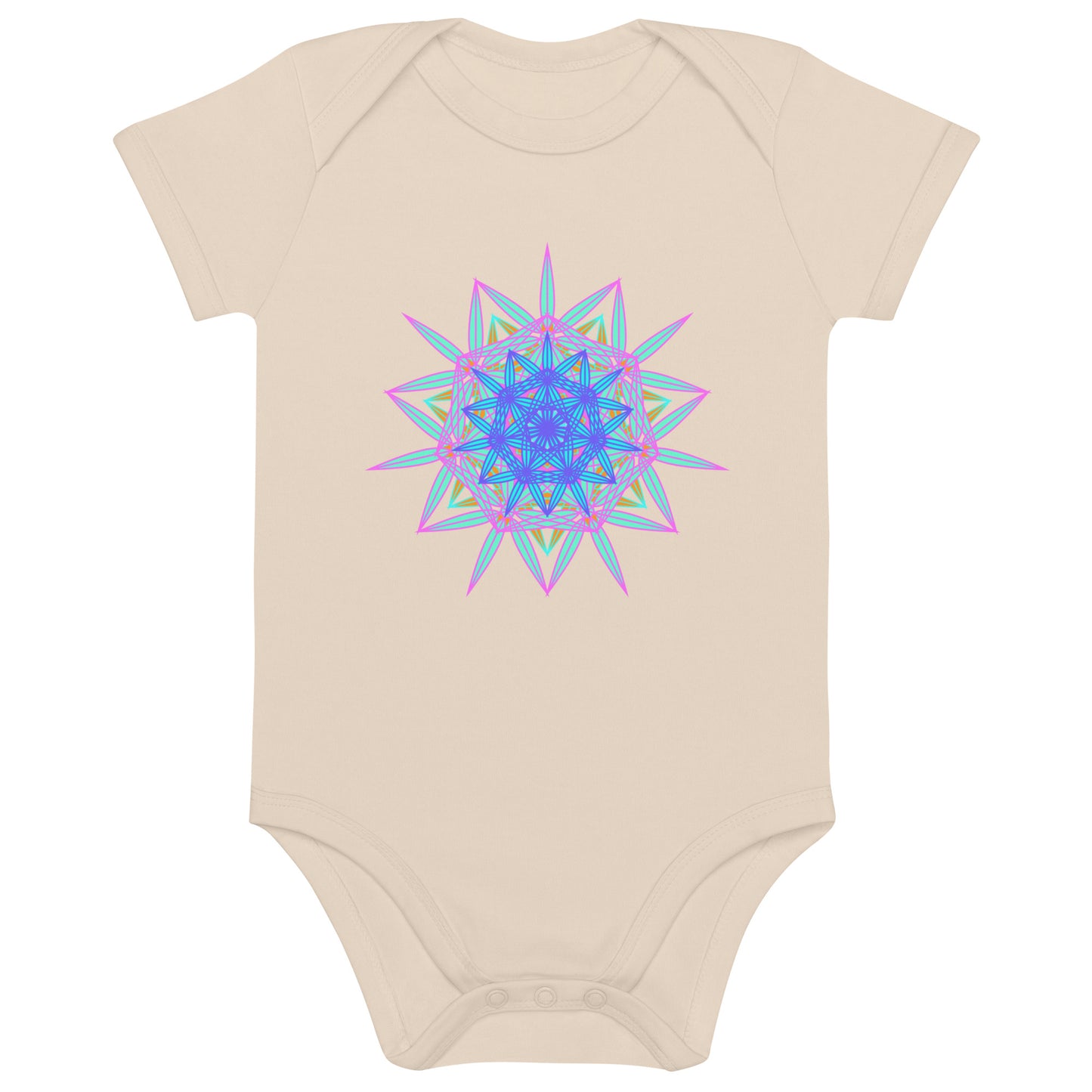 Organic cotton baby bodysuit - Carina