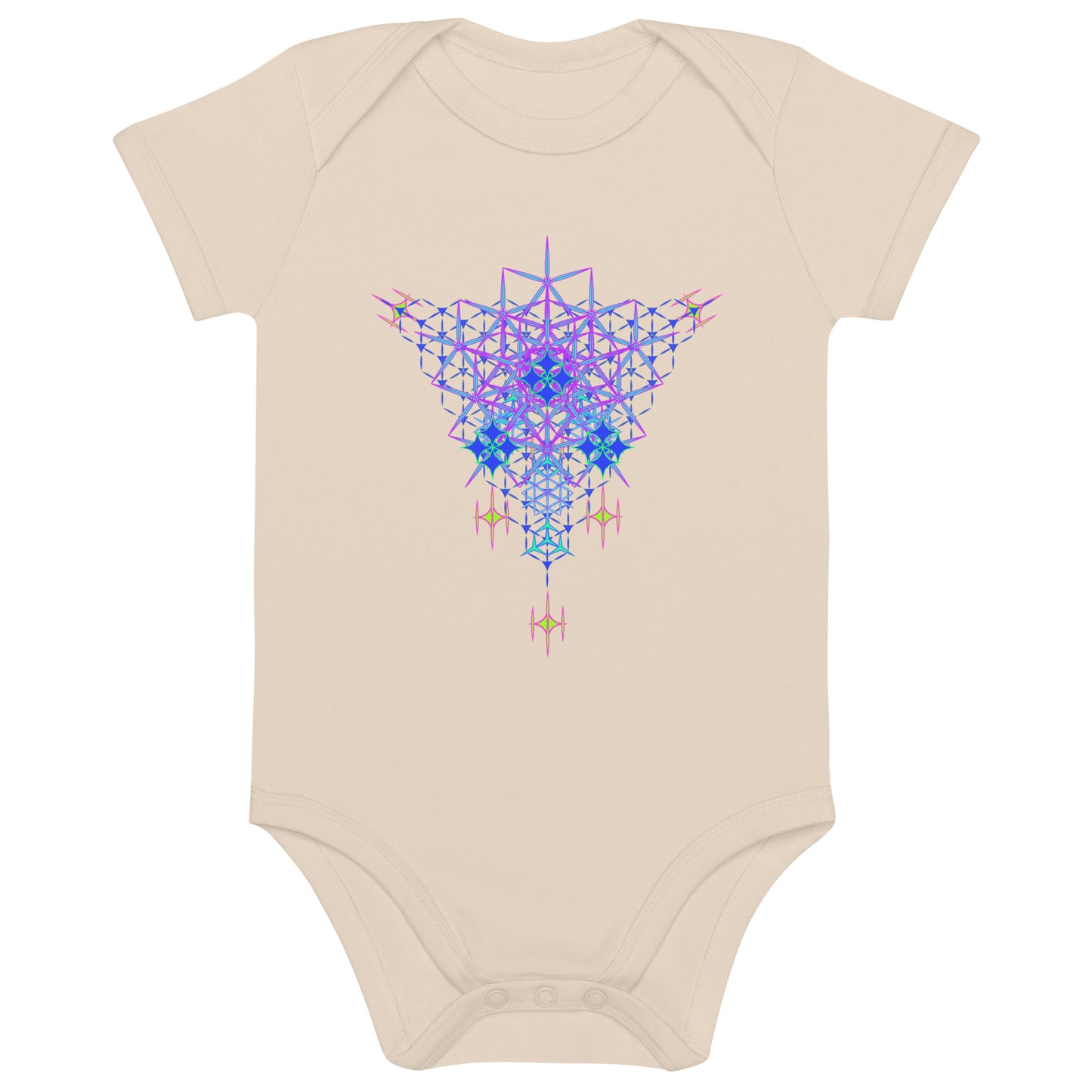Organic cotton baby bodysuit - Lyra