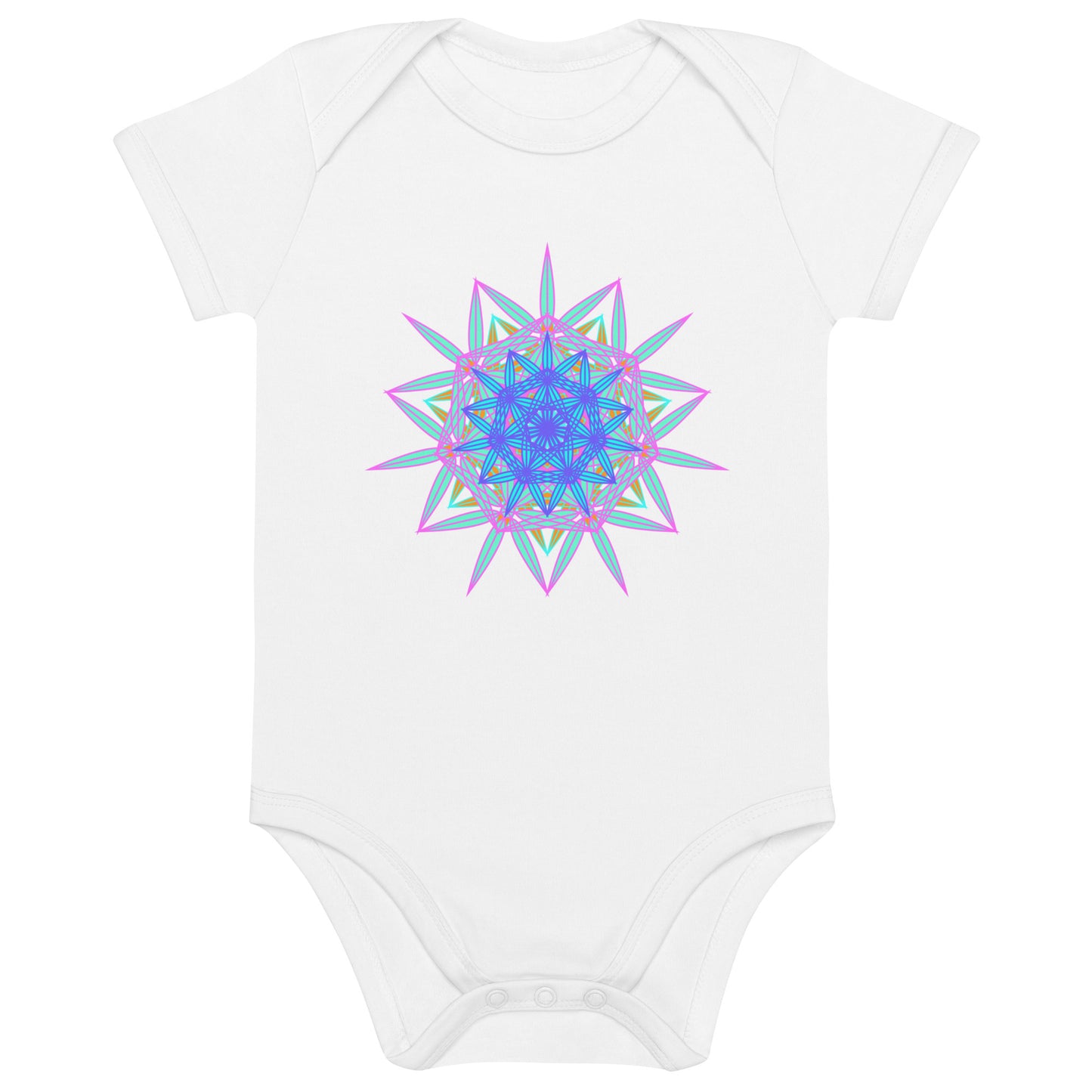 Organic cotton baby bodysuit - Carina