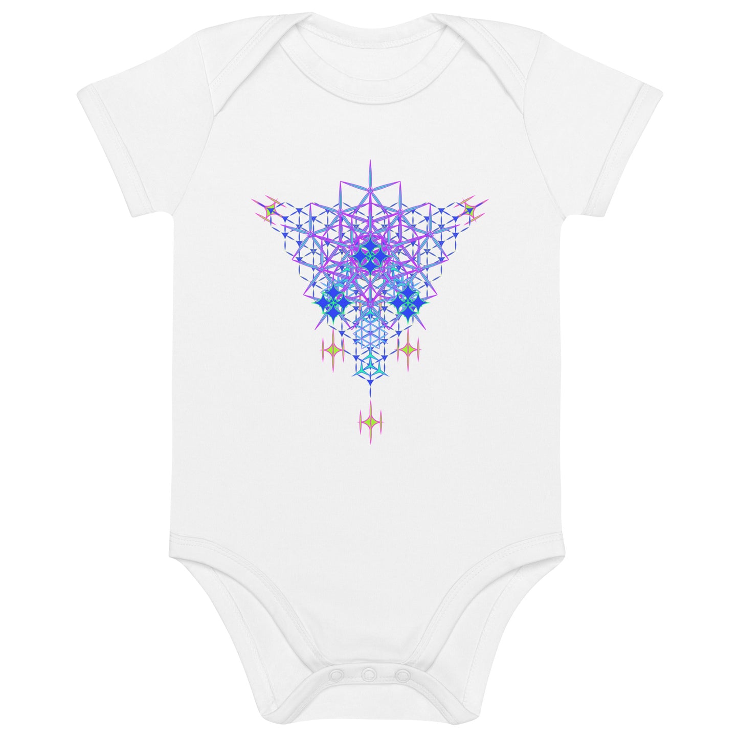 Organic cotton baby bodysuit - Lyra