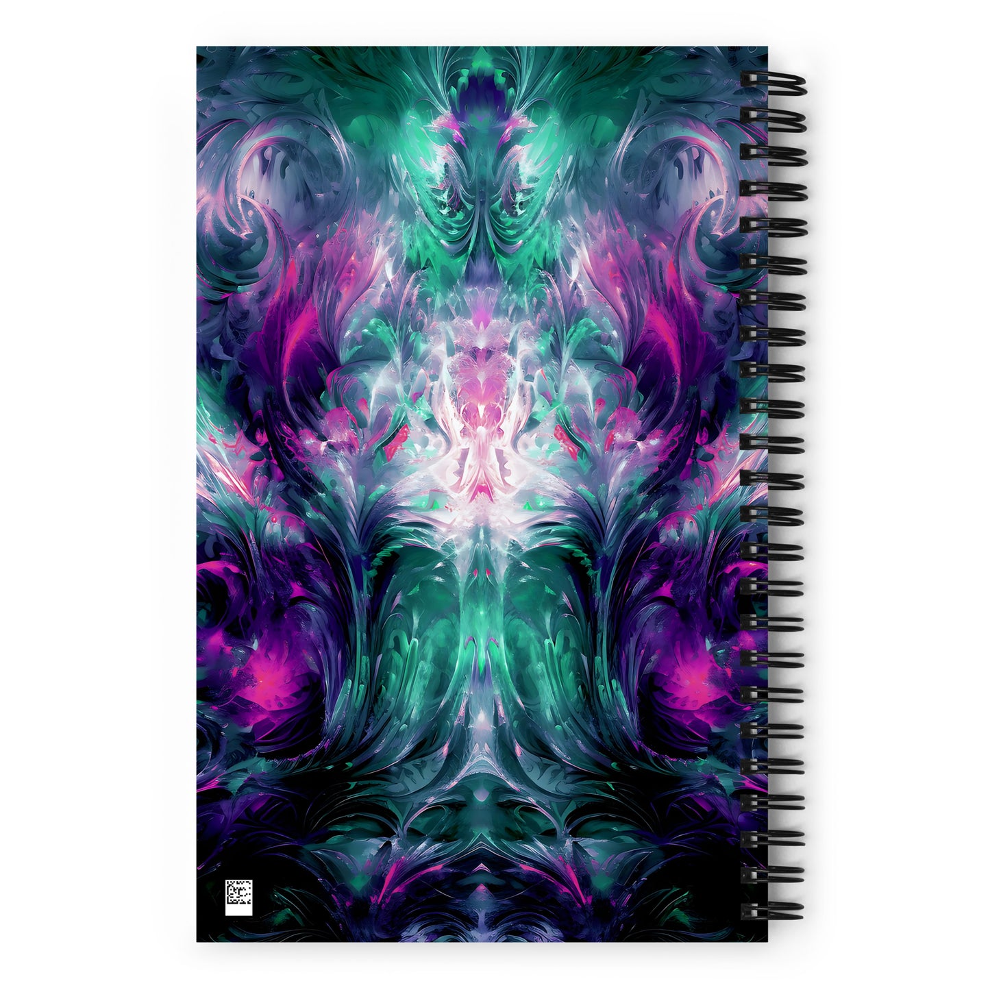 Spiral Notebook - Kaleidoscope Realm (Purple)