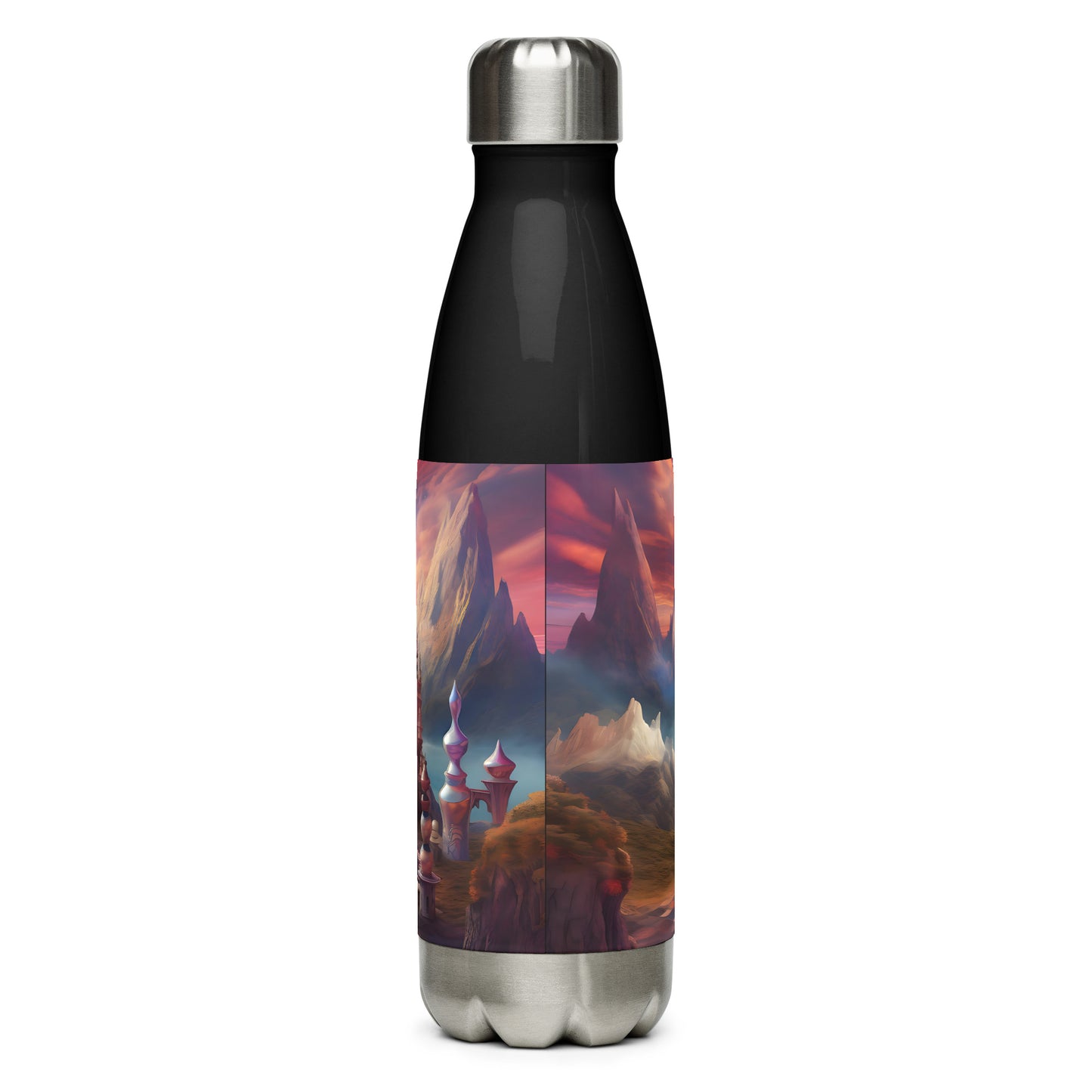 Stainless steel water bottle - Sky Chess