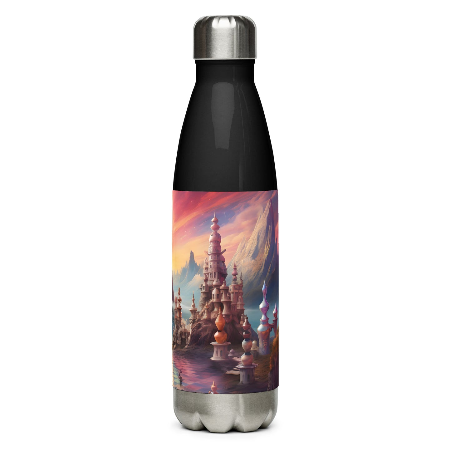 Stainless steel water bottle - Sky Chess