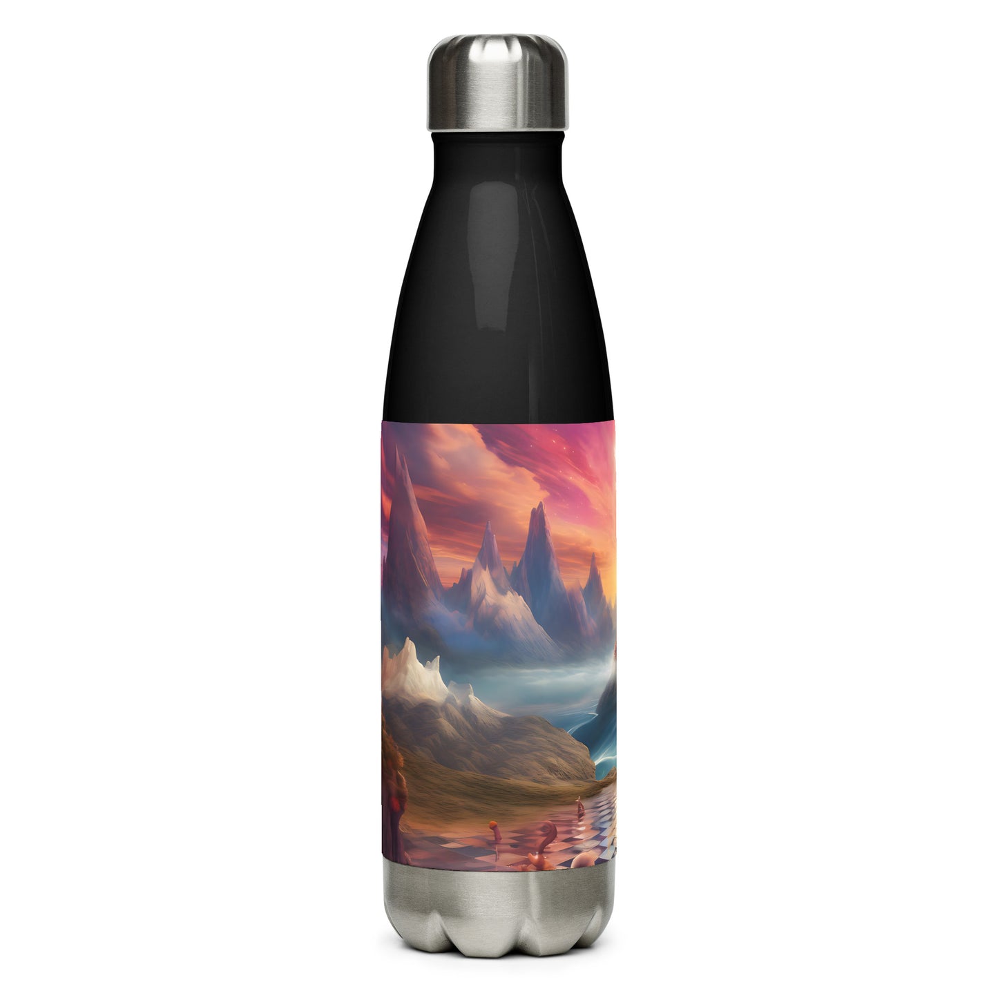 Stainless steel water bottle - Sky Chess