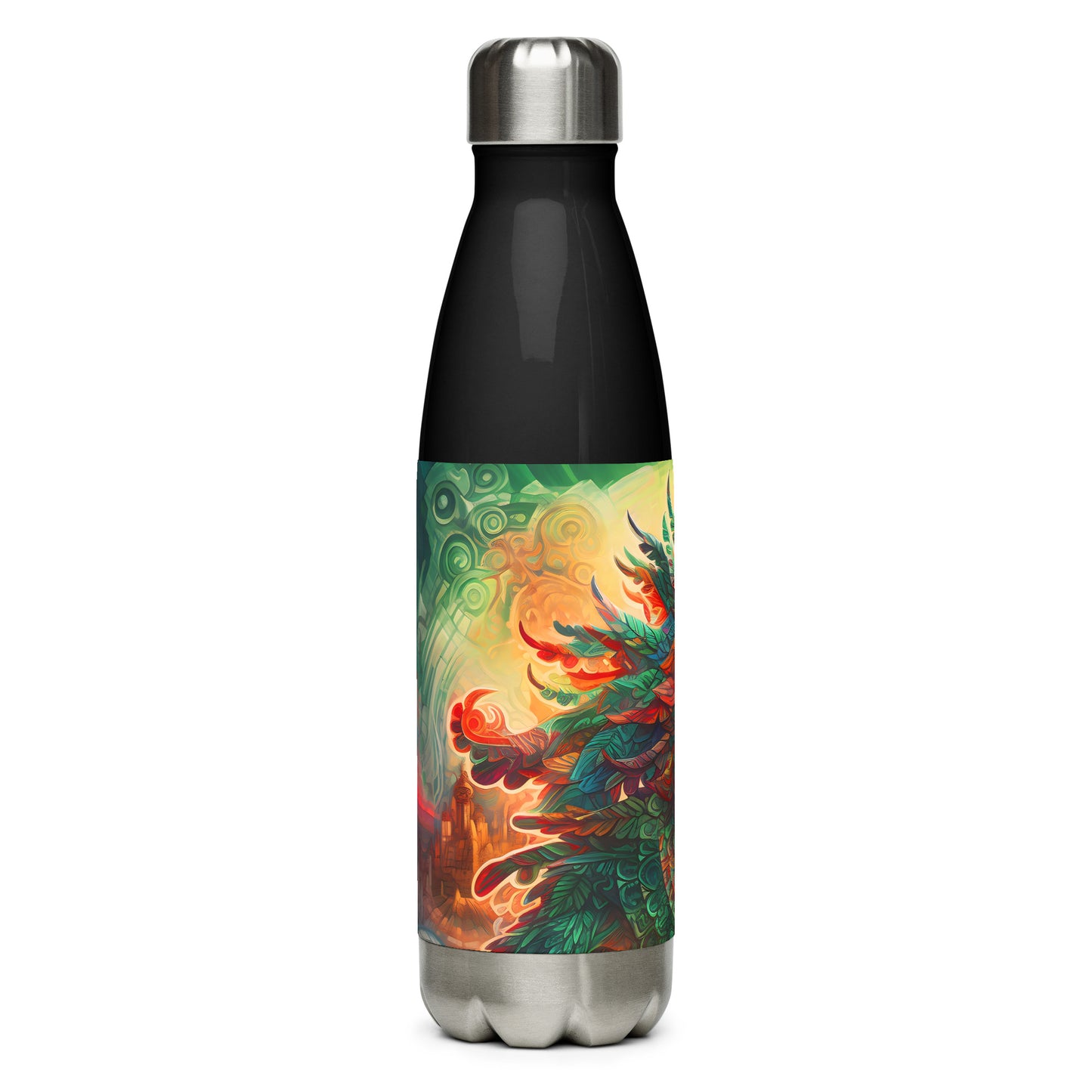 Stainless steel water bottle - Quetzalcoatl 2