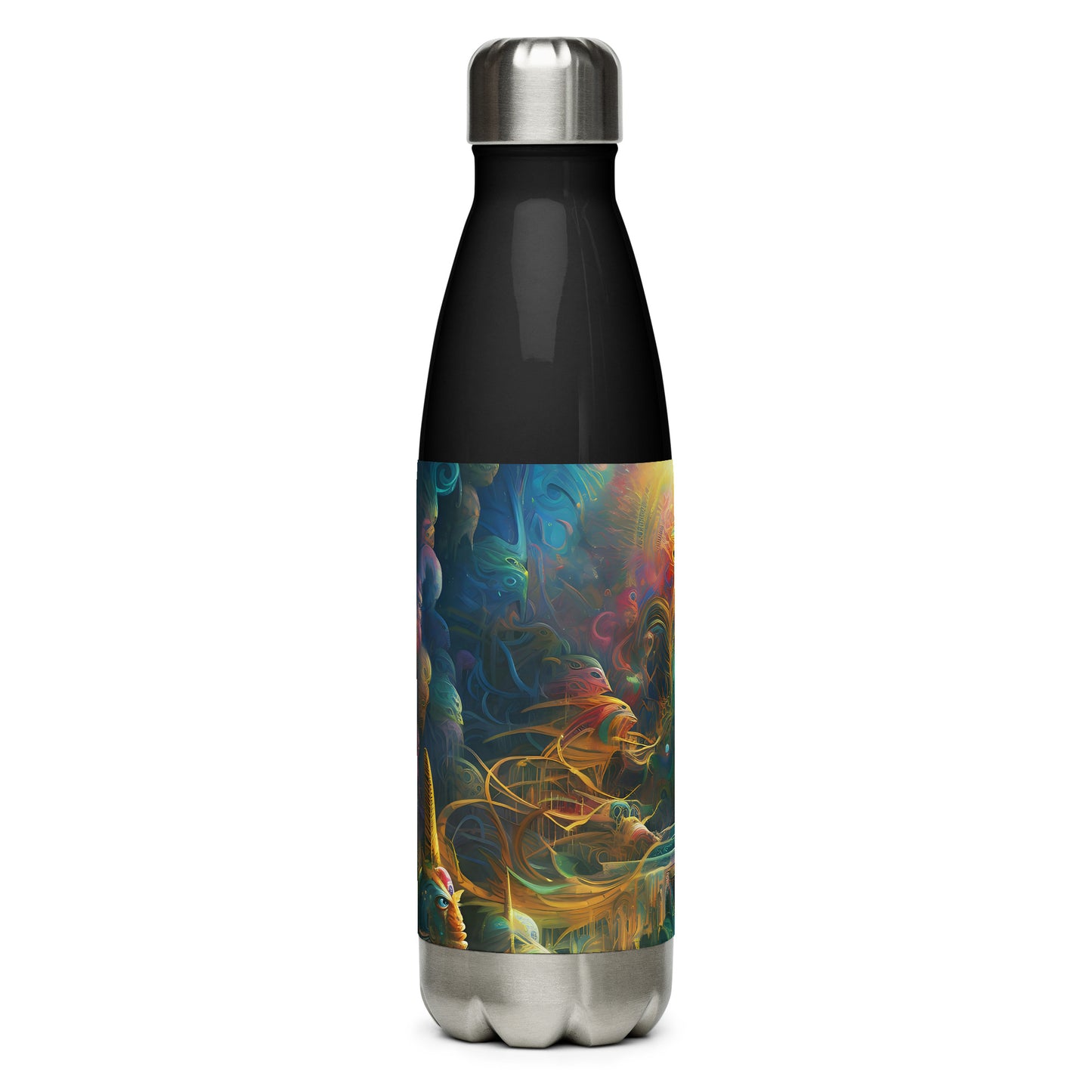 Stainless steel water bottle - Shaman Drum 1