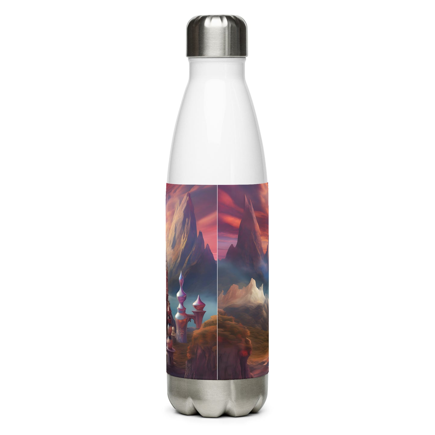 Stainless steel water bottle - Sky Chess