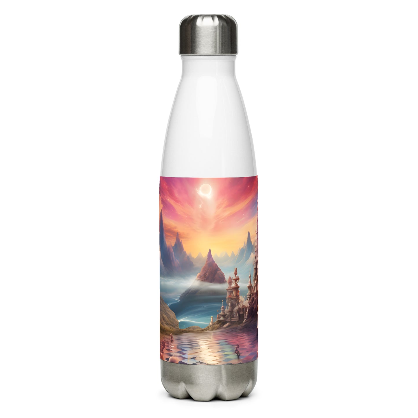 Stainless steel water bottle - Sky Chess