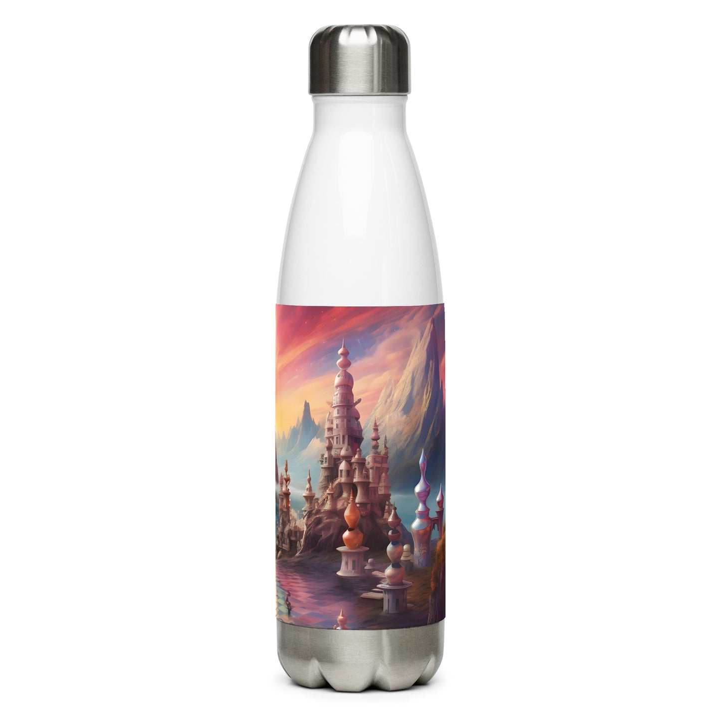 Stainless steel water bottle - Sky Chess