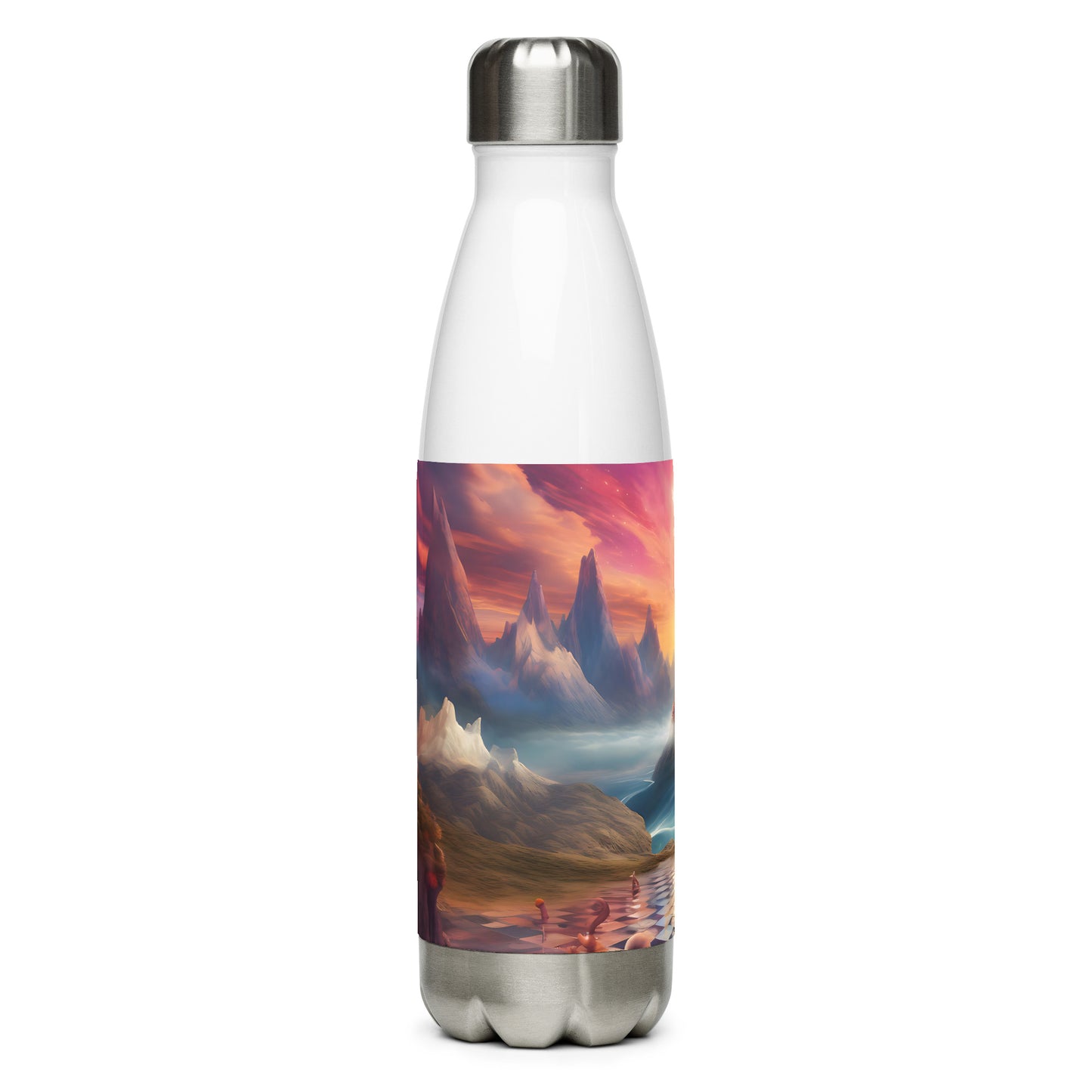 Stainless steel water bottle - Sky Chess
