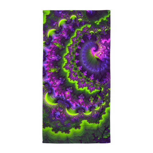Towel - Mandelbrot Fractal Purple