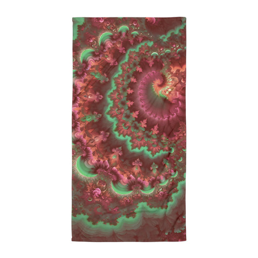 Towel - Mandelbrot Fractal Pink