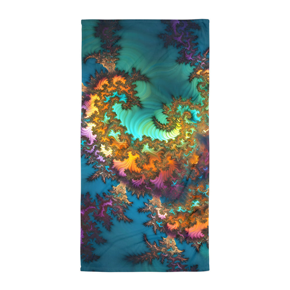 Towel - Fractals Turquoise