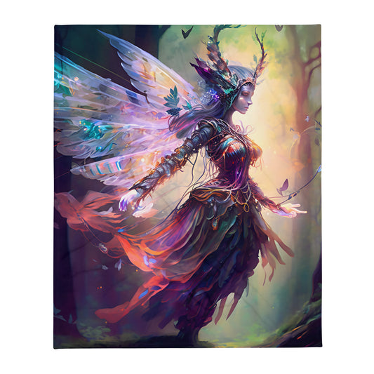 Throw Blanket - Medieval Fairy