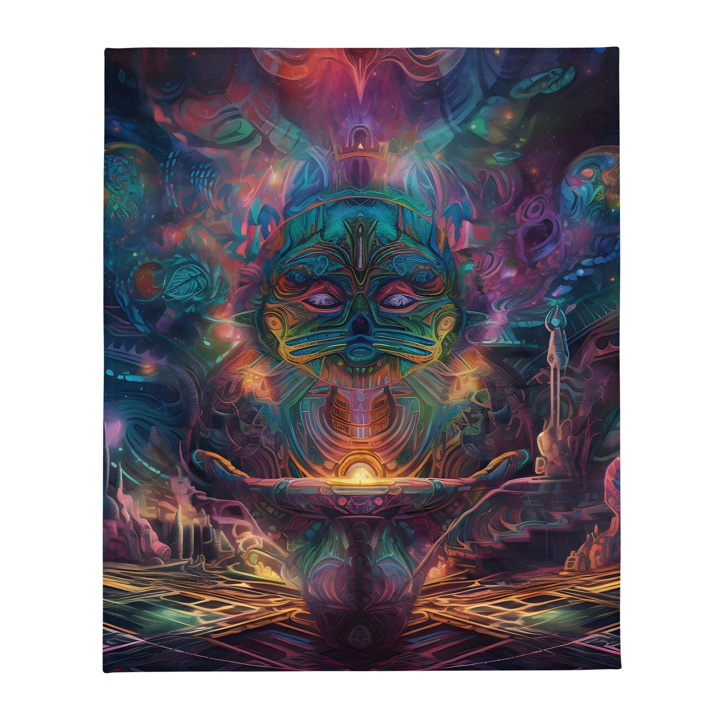 Throw Blanket - Shaman Drum 3