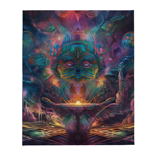 Throw Blanket - Shaman Drum 3