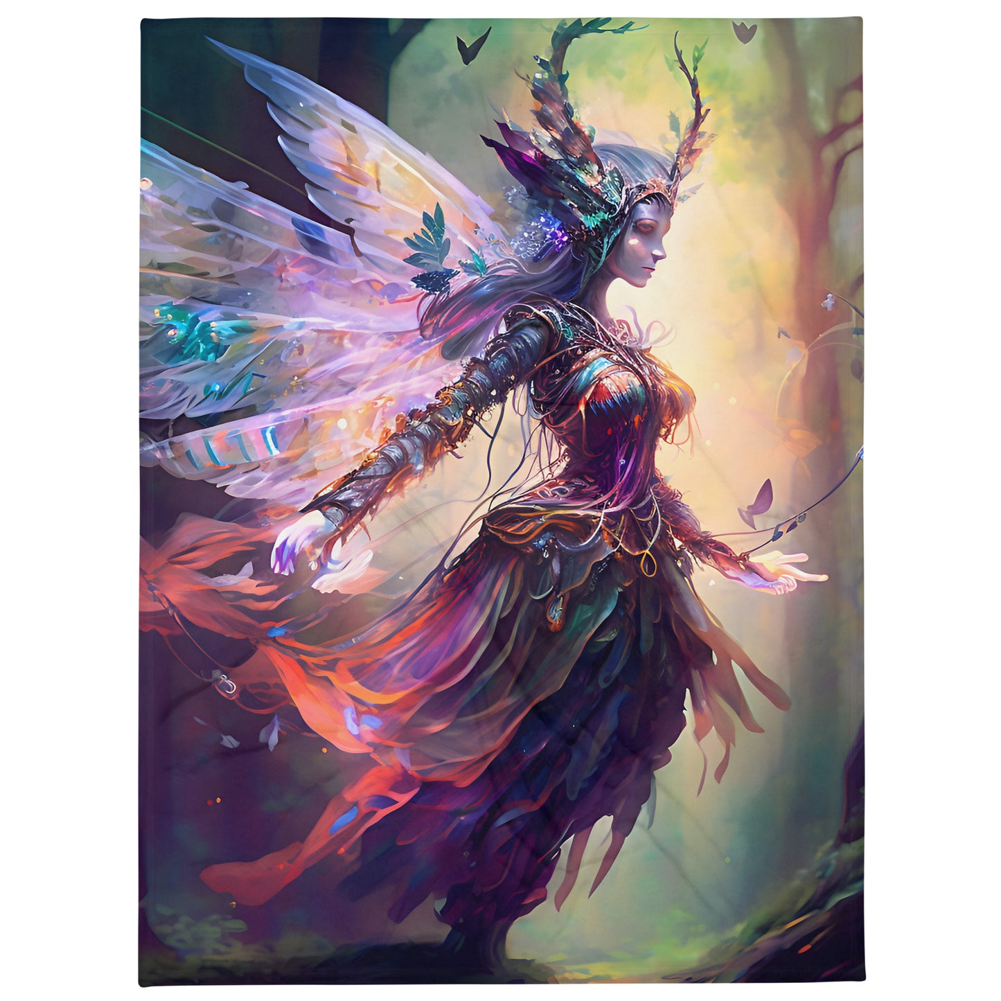 Throw Blanket - Medieval Fairy