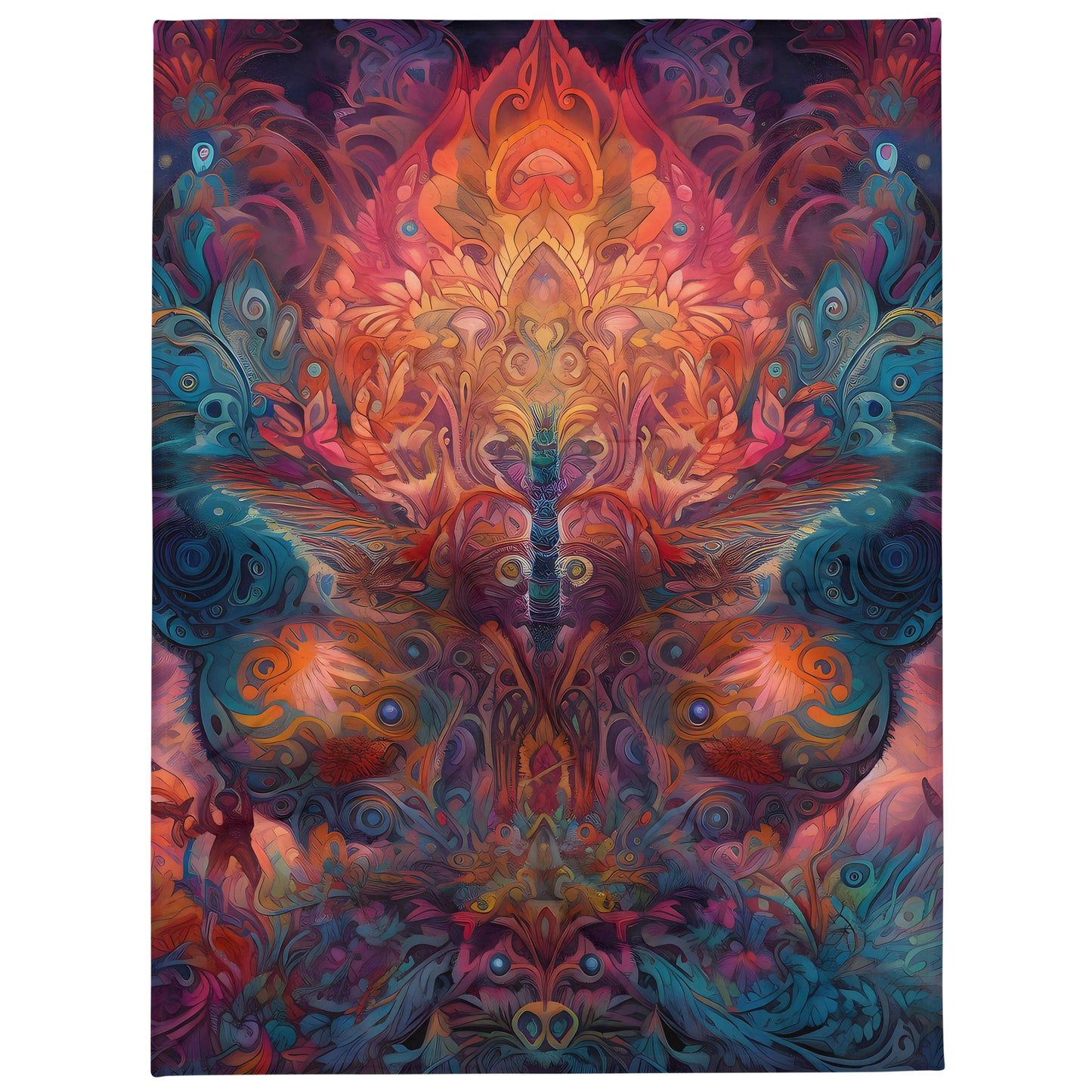 Throw Blanket - Psychedelic Dreamtime 4