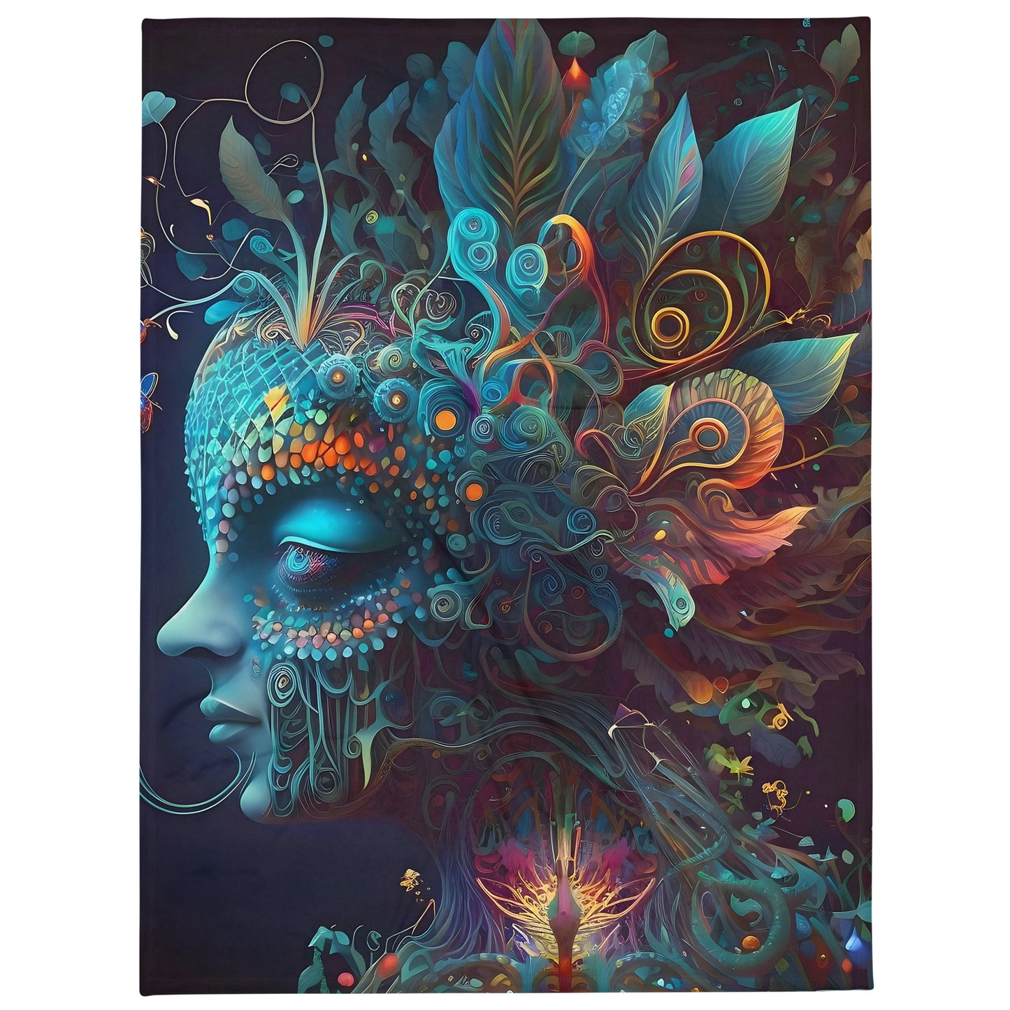Throw Blanket - Psychedelic Fairy 2