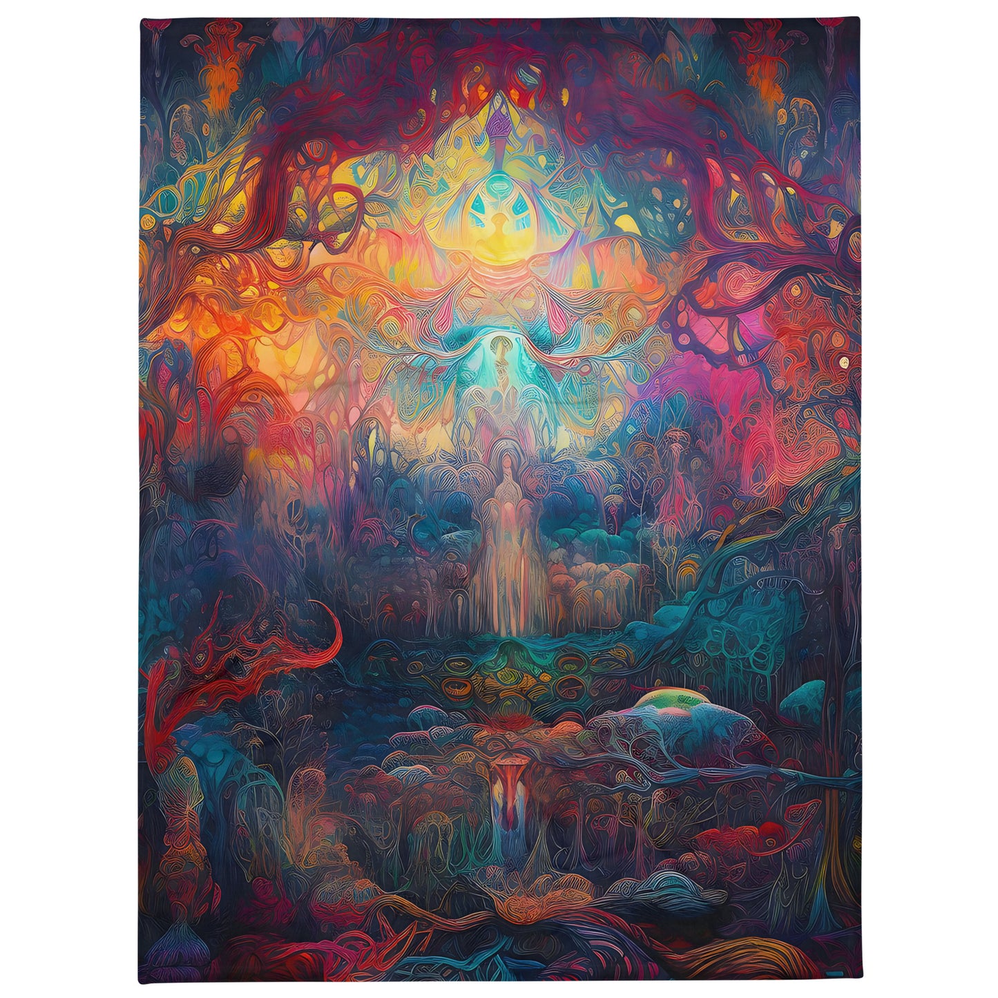Throw Blanket - Dreamweavers Tapestry 1