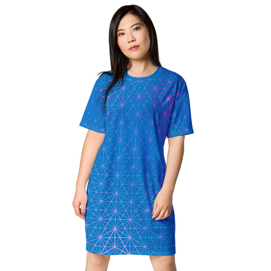 Cygnus - T-shirt dress (Blue)